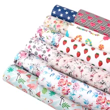 20*34 см цветок конфеты фруктовые узоры напечатаны синтетическая кожа, материалы для ручных поделок для ручной работы, 1Yc3981