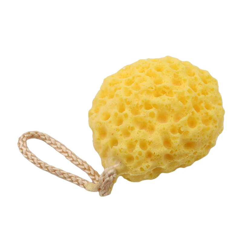 Newborn Baby Kids Honeycomb Shape Bath Sponge Brushes Massage Baby Shower Exfoliating Body Face Cleaning Scrubber