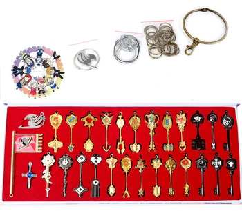 

FAIRY TAIL Cosplay Keychain Pendant Pendant Set Set Of Boxes Anime Adult COS Props Toy Christmas Halloween Gift