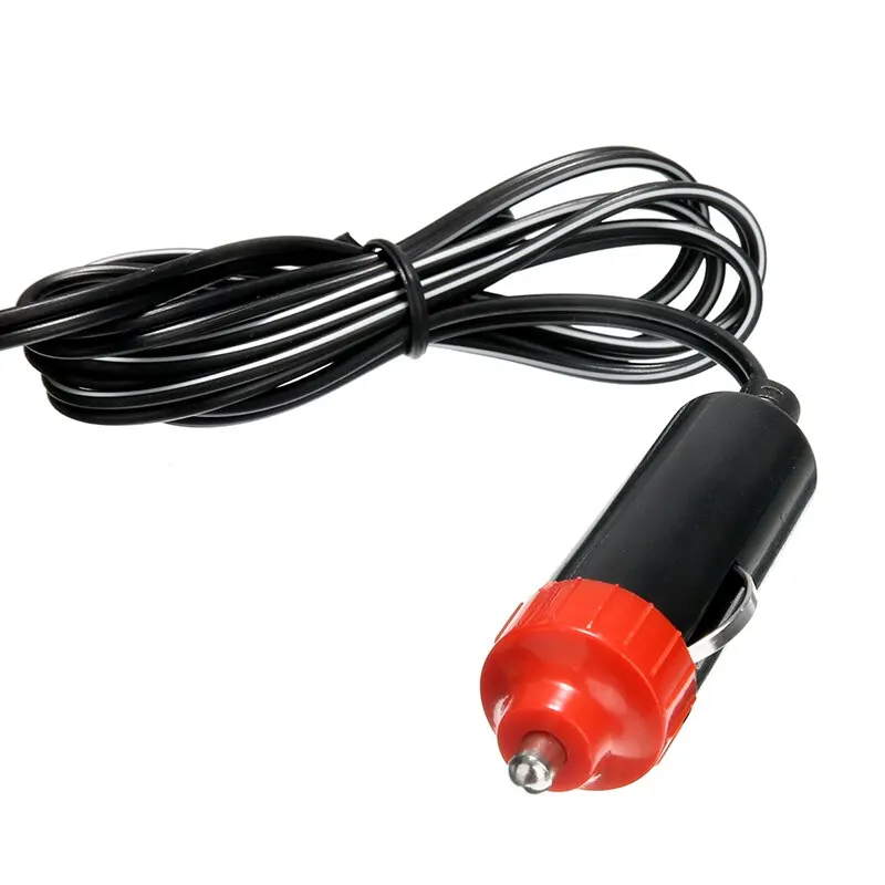Mayitr 1pc 12V 25W Summer Electric Car Fan Portable Vehicle Auto Fan Oscillating Cooling Fan Low Noise With Cigarette Lighter