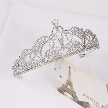 Роскошный свадебный головной убор в европейском стиле из сплава с цирконием и кристаллами, свадебные аксессуары для волос