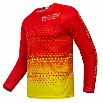 

2019 NEW motorcycle Jersey FOR Skyline Air MTB DH MX Bicycle Cycling Bike downhill fit SRAM Jersey quick dry cold feel