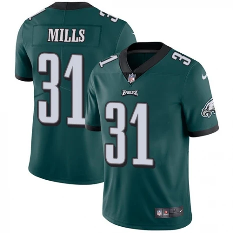 AS PICTURE Мужские футболки Philadelphia Jalen Mills Eagles - Цвет: AS PICTURE