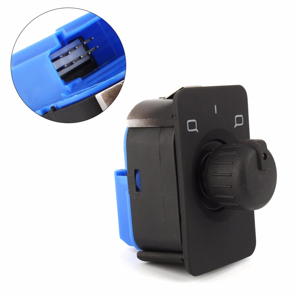 

Exterior Side Mirror Control Adjust Switch Knob Button Black 4B1959565A Car Interior Accessories