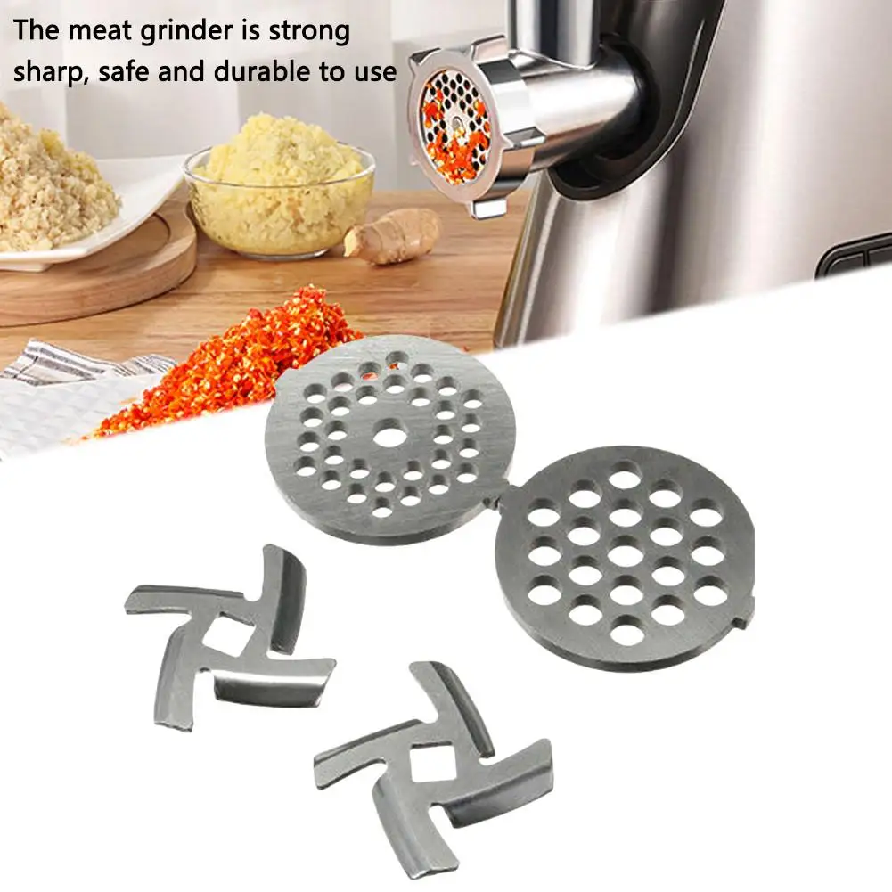 4pcs/Set Meat Grinder Household Steel Alloy Meat Chopper Grinding Spare