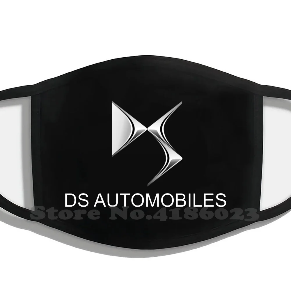 Моющиеся черные маски с логотипом Citroen Ds для мужчин и женщин Логотип