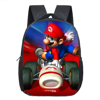 

Super Mario Games School Bags Backpacks Cute 3D Print Schoolbag Girls Boys Kindergarten Mochilas Book Bag Best Gift For Kids