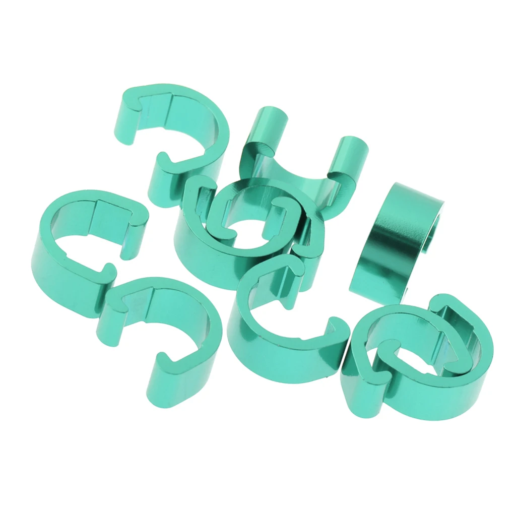 10pcs Bicycle C Type Buckle For Disc Brake Cable Shift Line Pipe Clamp Guide Frame Ties