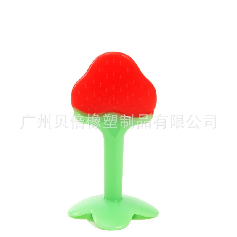 Baby fruit silicone sucking children's plate bite music maternal and child supplies