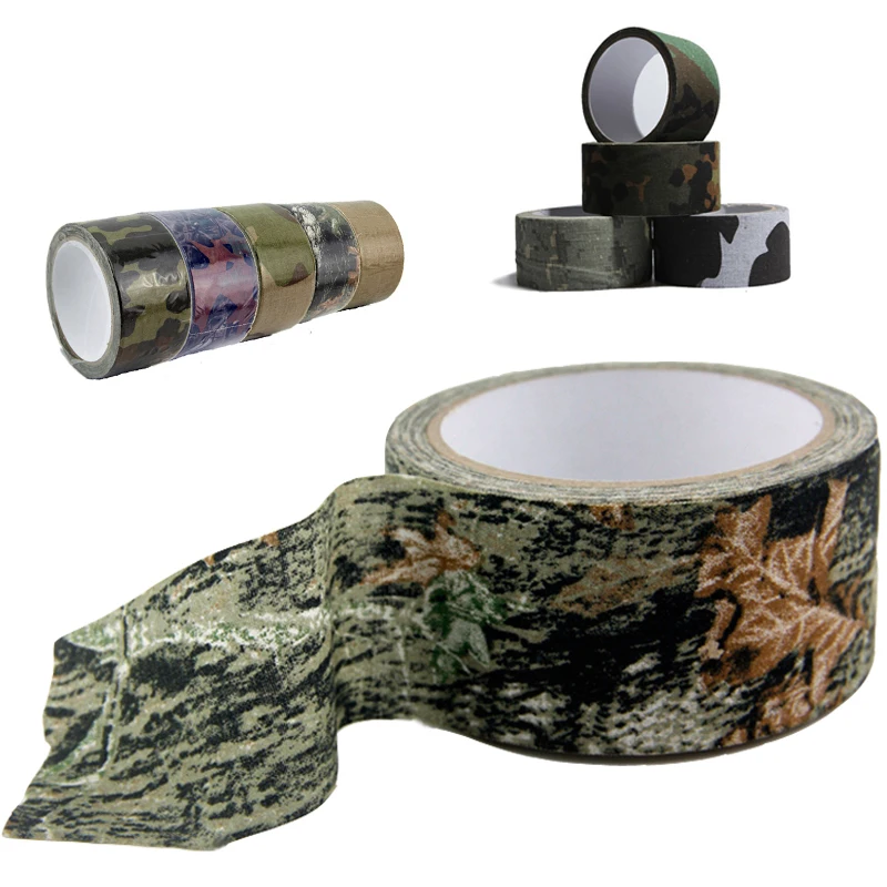 5cmX10m Outdoor Camping Hunting Camo Duct Tape Military Tactical