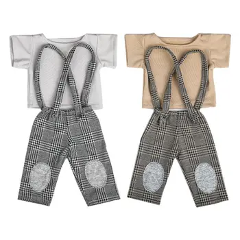 

Baby Shirt Pants Clothing Set Photo Shooting Costume Outfit Photography Prop A2UB