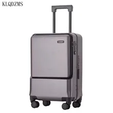 KLQDZMS 2" 24 дюймов высококлассный Дорожный чемодан модная сумка на колёсиках для ноутбука Женская тележка чехол для мужчин бизнес багаж