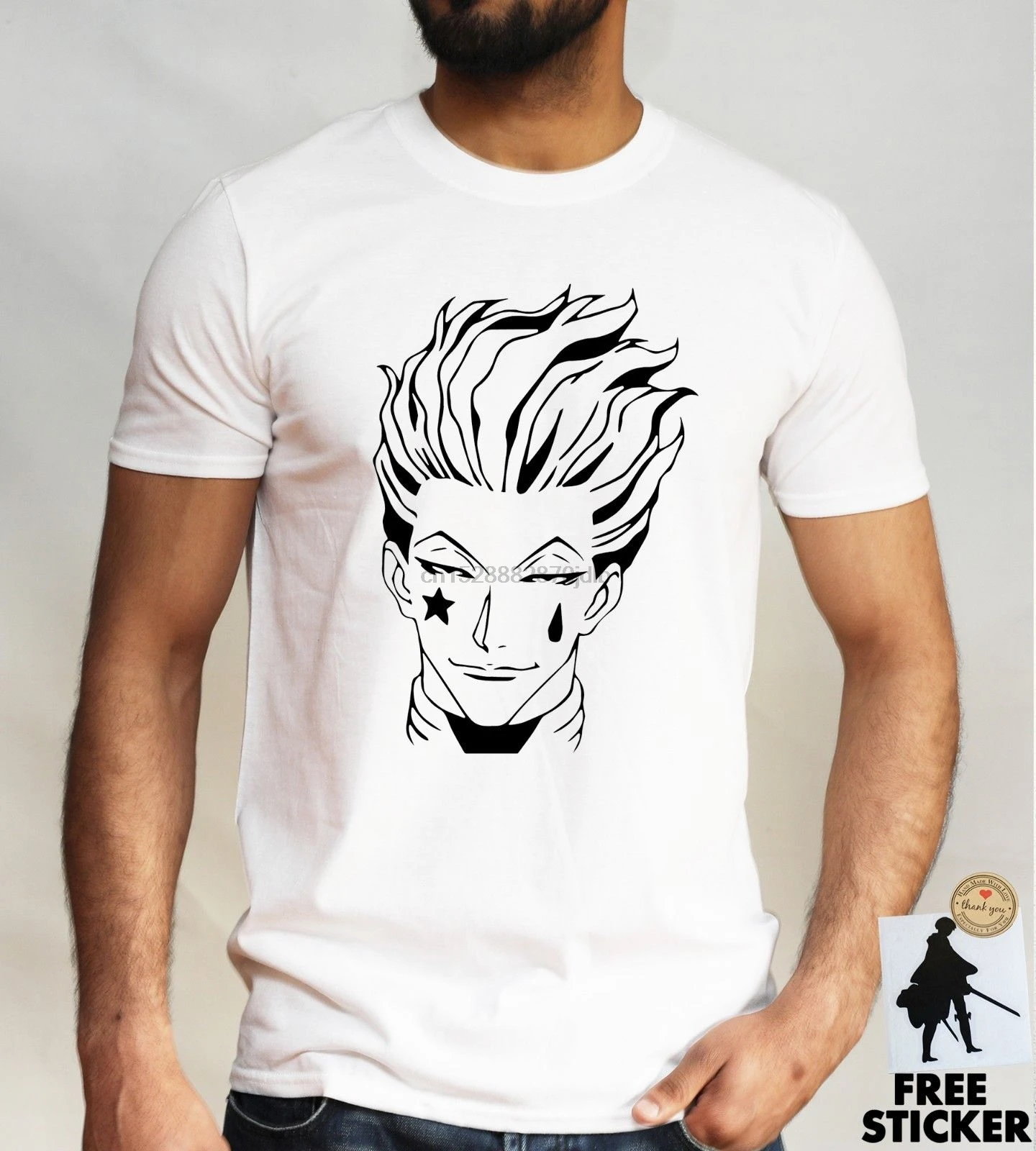 Hunter x Hisoka футболка Phantom Spider Gon аниме косплей подарок Топ для мужчин мультфильм