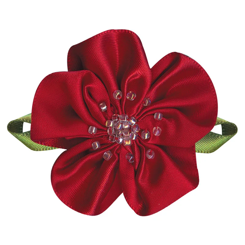 Satin Ribbon 250 YAMA листва цветок Диаметр 46mm±3mm лист 60mm±3mm 100 шт./пакет лента для женщин и девушек; платье для художественного оформления ногтей, ручная работа - Цвет: Satin Ribbon 250