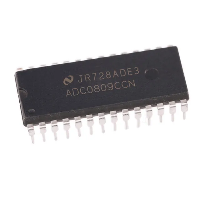 

Adc0809 Octal Channel Single Adc Sar 10ksps 8-bit Parallel 28-pin Pdip Adc0809ccn