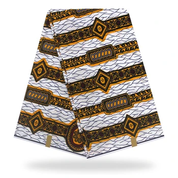 

New 100% Cotton Original Real Wax Ankara Fabric 2020 African Print Fabric For Wedding Dress Tissue African Fabric Wax Fabric