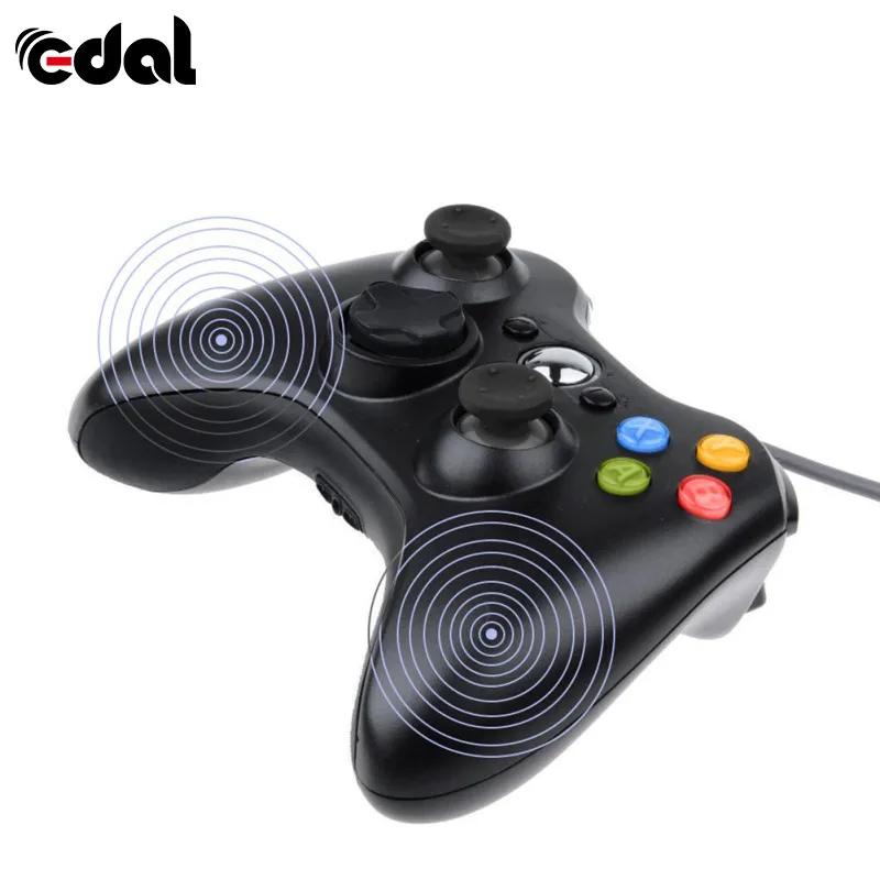 EDAL для Xbox 360 джойстик USB проводной джойстик контроллер для игровых приставок официальный Microsoft PC для Windows 7 8 10