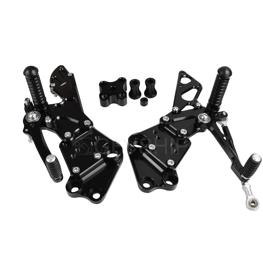 Для KTM Duke 390 200 125 до RC390 Duke 125 390 подножки мотоцикла с ЧПУ регулируемый задний комплект подножки