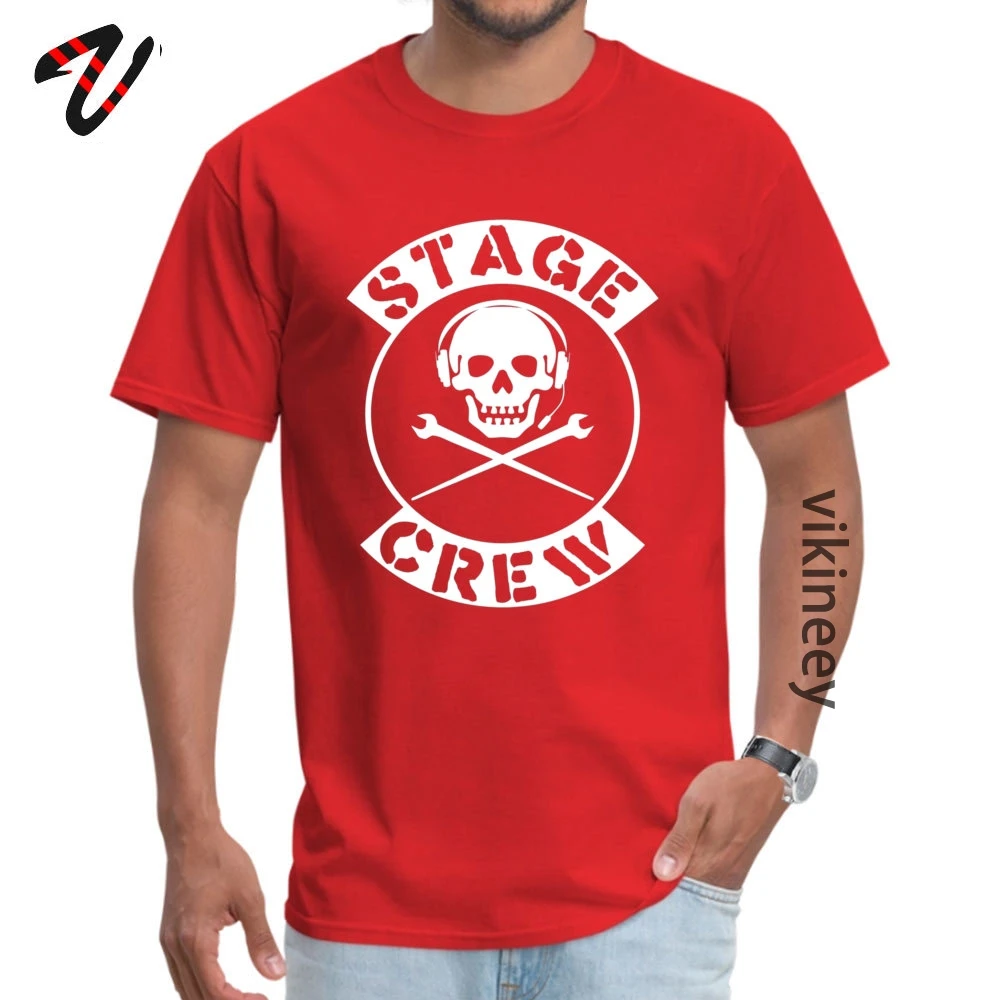 Stage Crew Men New Design Printed Tops &amp;amp; Tees O Neck Mother Day Pure Cotton Top T-shirts Cool Short Sleeve Tee Shirt Stage Crew 922 red