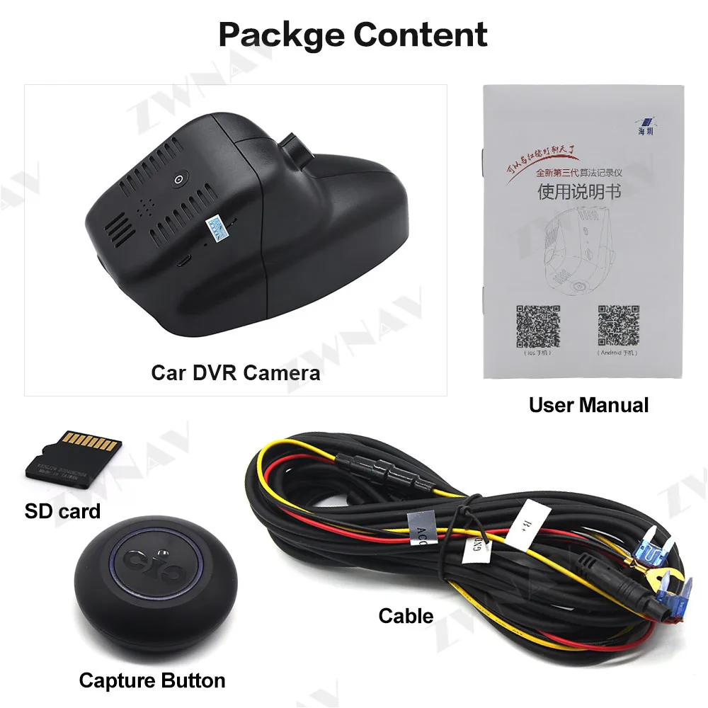Автомобильный регистратор для вождения автомобиля DVR фронтальная камера HD рекордер ночного видения для Jaguar XJL/XF Discovry 4/Freelander 2 1080P DVR