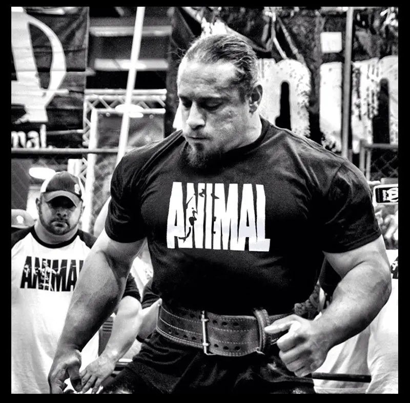 Muscle Dr. Европа и Америка популярный бренд стиль лето свободный крой фитнес вырез лодочкой короткий рукав мужская Спортивная футболка Printin