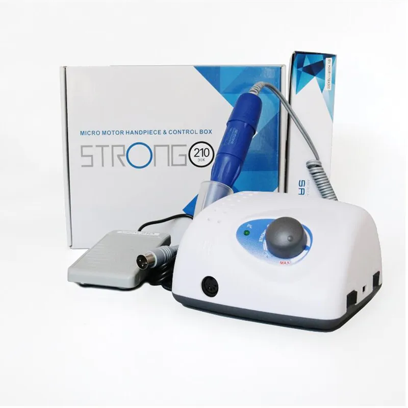 

Strong 210 Nail Drill Machine 35000RPM Pro Manicure Machine Apparatus for Manicure Pedicure Kit Electric File Nail Art Tool