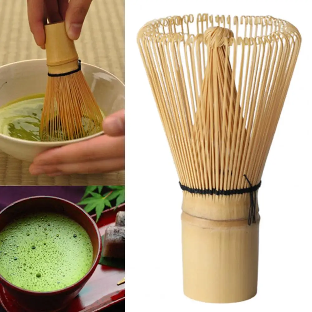 Frusta per tè in polvere frusta per tè facile da pulire miscelazione rapida  frusta per tè verde Matcha in bambù in stile giapponese