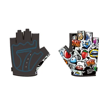 

New Mountain Bike Riding Outdoor Sports Fitness Short Finger Children Half Gloves FK88
