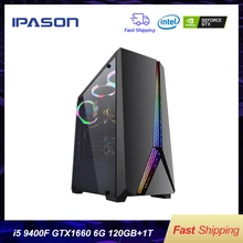Intel Desktop Gaming PC P24 i5 9400F 6-core /Dedicated Card GTX1660 6G/ASUS B365M/1T+120G SSD/8G DDR4 RAM PUBG gaming Desktop PC