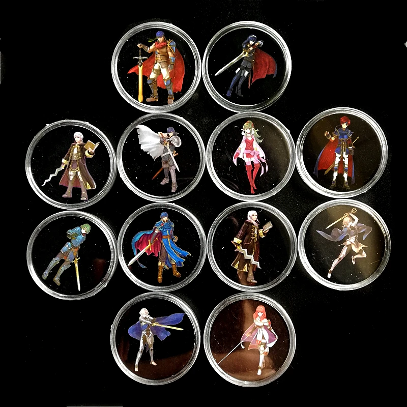 

Fast Shipping 12pcs Fire Emblem Model Card Type Of Amiibo NFC Card Collection Coin Edition Game Currency NS Zelda Mario