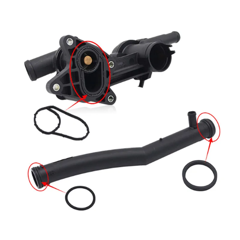 Thermostat sealing ring 1.6 1.4 1.4T For VW POLO GOLF CORDOBA IBIZA 03C121119G 03C121119E 03C121119E 03C121666 o ring gasket,sealing washers