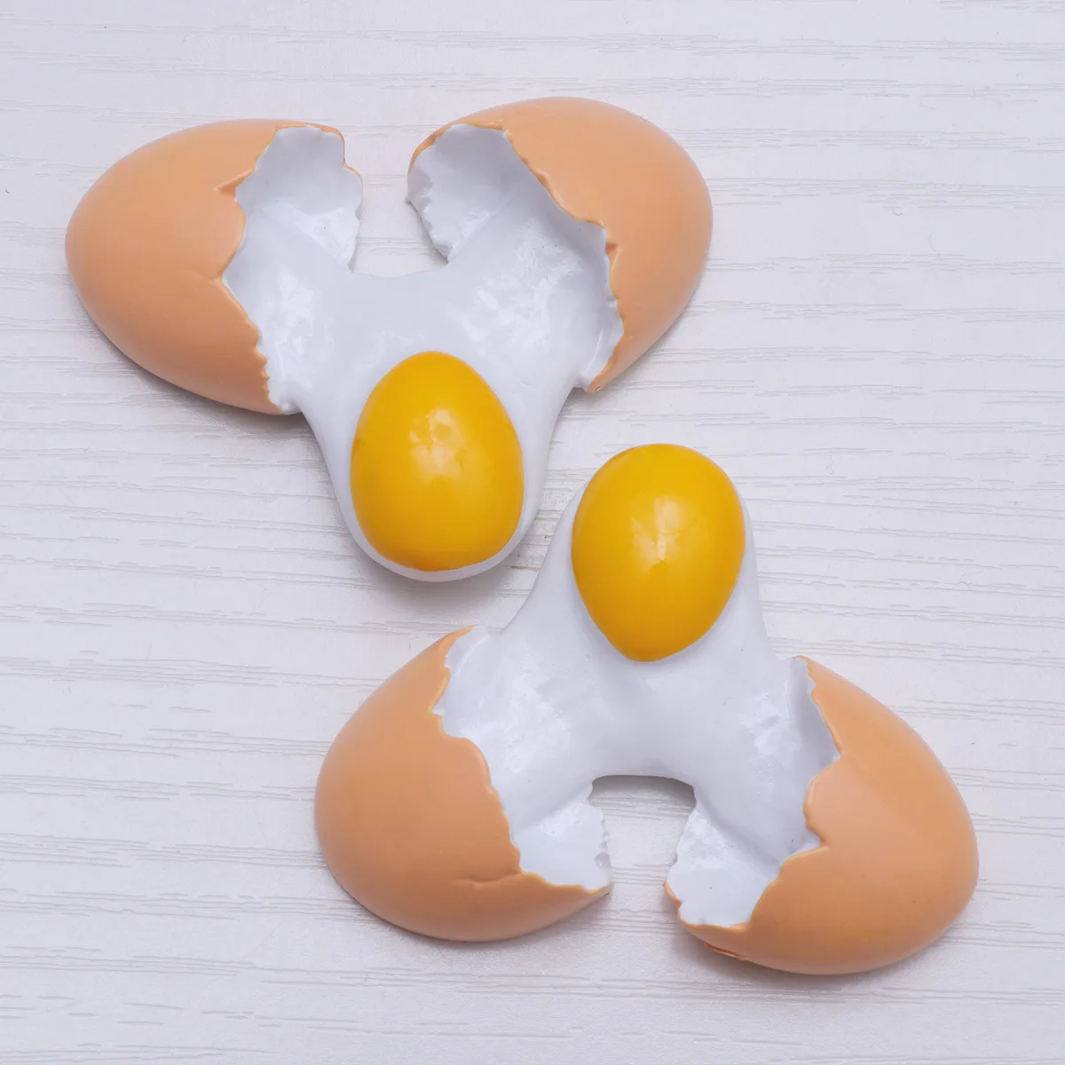 2 шт. имитация треснувшее яйцо магнит на холодильник смешная Смола Наклейка