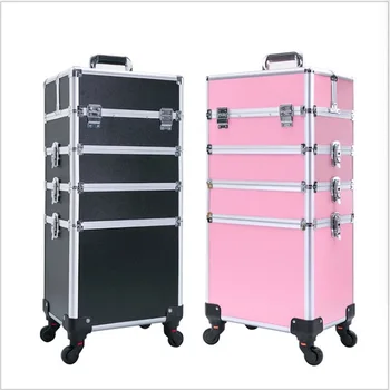 

Professional makeup box Multifunction High-capacity Tool cabinet Luggage Suitcase High quality Multilayer Toiletry Makeup bag