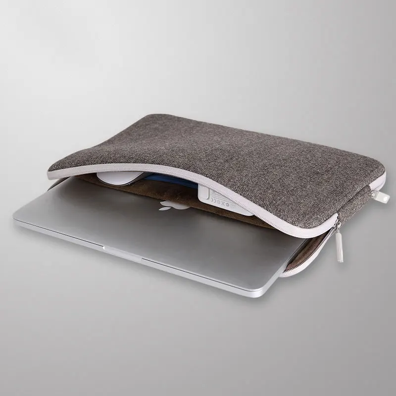 WIWU Laptop Case Bag Soft Sleeve Pouch For 11/'/' 13/'/' 15.6/'/' Macbook Pro Notebook