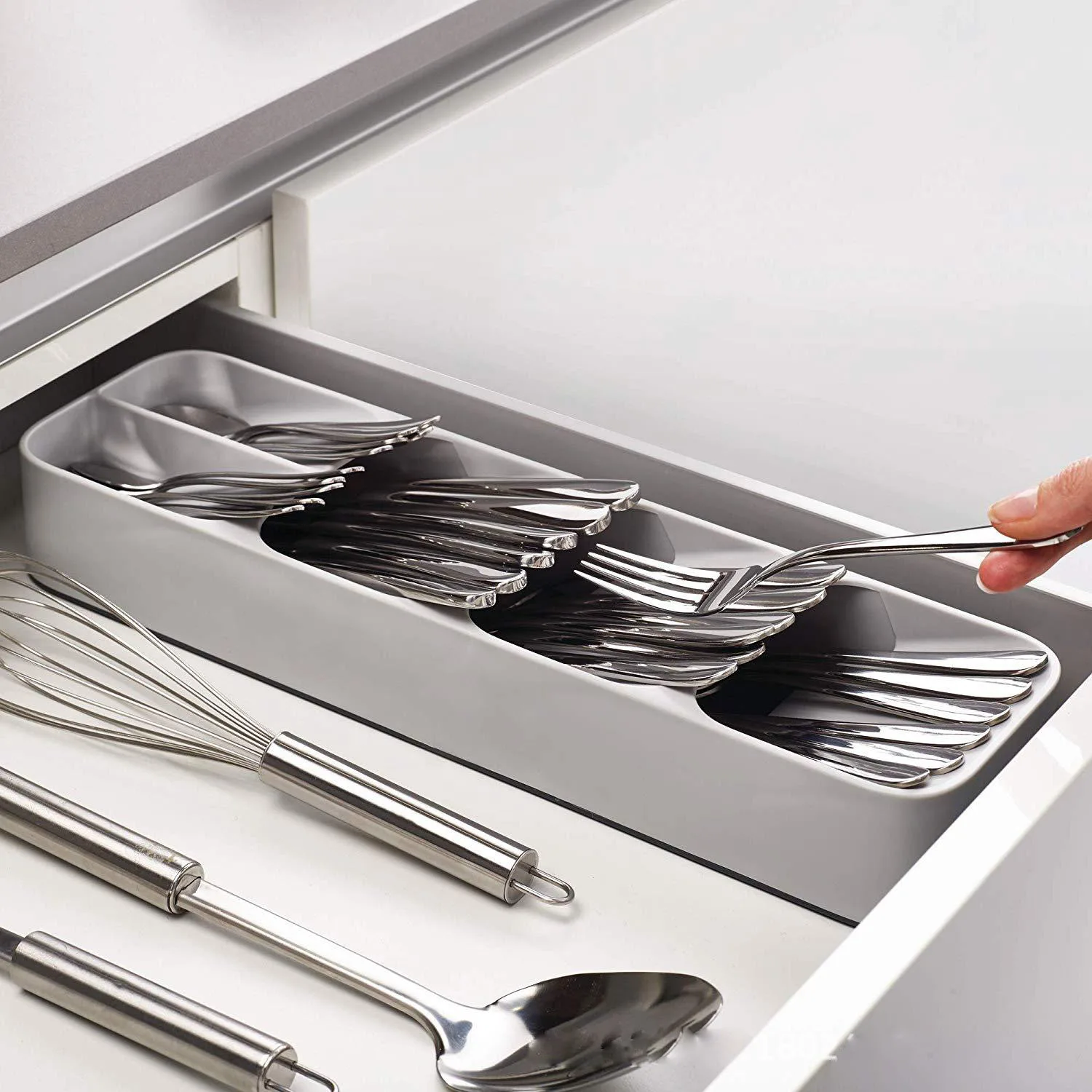 Дропшиппинг коробка для хранения столовой посуды ящик пластиковый нож и вилка органайзер для хранения на кухне отделочная коробка