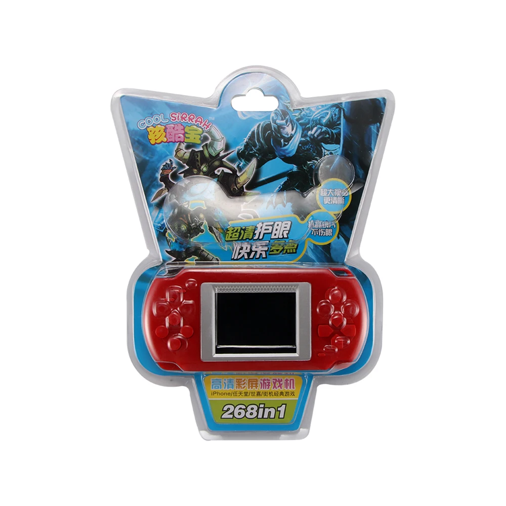 

Handheld Games Kids Consoles Game Entertainment Houkiper Game Console With 268 Different Games 2 Inch Color Screen Display Child