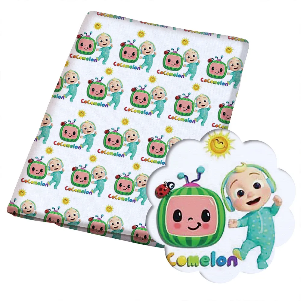 

DIY 50*145CM flower pattern Polyester cotton Fabric Patchwor Printed for Tissue Kids Home Textile for Sewing Doll Dress Curtain