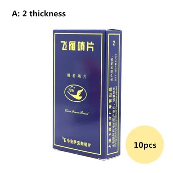 

New 10pcs Eb Alto Saxophone Reeds Strength 2/2.5/3 Sax Woodwind Instrument Parts