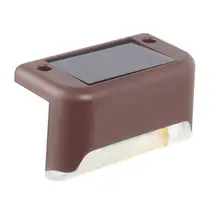 4 шт. солнечные палубные огни Водонепроницаемый светодиодный светильник для улицы тропинки лестницы шаг забор Энергосбережение и защита окружающей среды