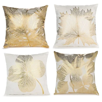 

Geometric Plants Leaves Cushion Cover Super Quality Pillow Cover Decorative Pillow for Sofa