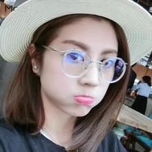 Прозрачная оправа для очков, круглые Модные Винтажные женские прозрачные мужские Оптические Оправы, Заполните рецепт, очки Lentes De Mujer