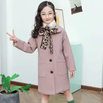

Fashion Girls Jackets Kids Girls Coat Children Winter Outerwear & Coats Casual Baby Girls Clothes Autumn Winter Solid Color