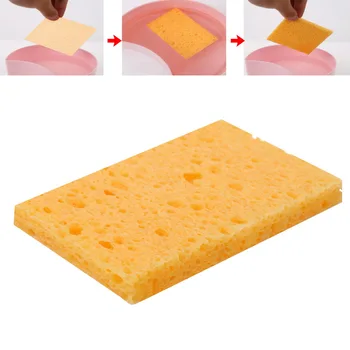 

NICEYARD 1 pcs Soldering Iron Tip Welding Cleaning Welding table Sponge 5x3.5cm High Temperature Resistance Sponge Universal