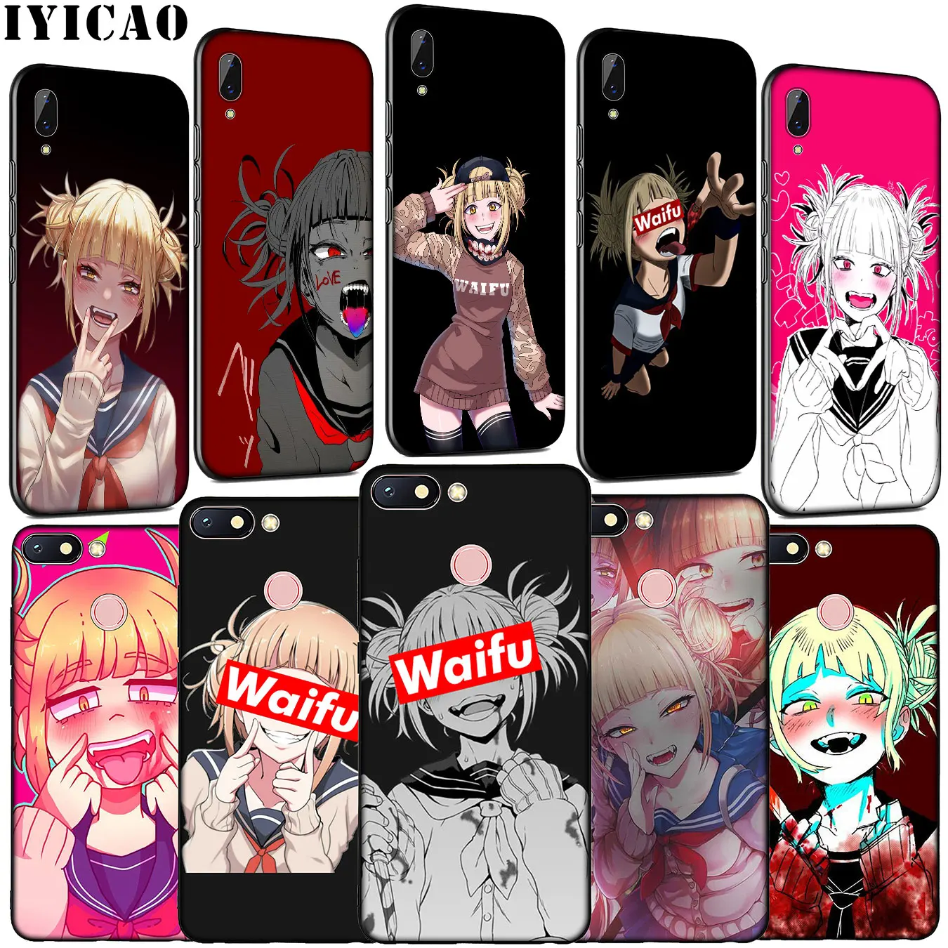 Мягкий чехол для телефона My Hero academic waifu Toga Himiko Xiaomi Redmi Note 8 8T 8A 7 7A 6 6A 5 5A K30 K20 Pro GO S2 |