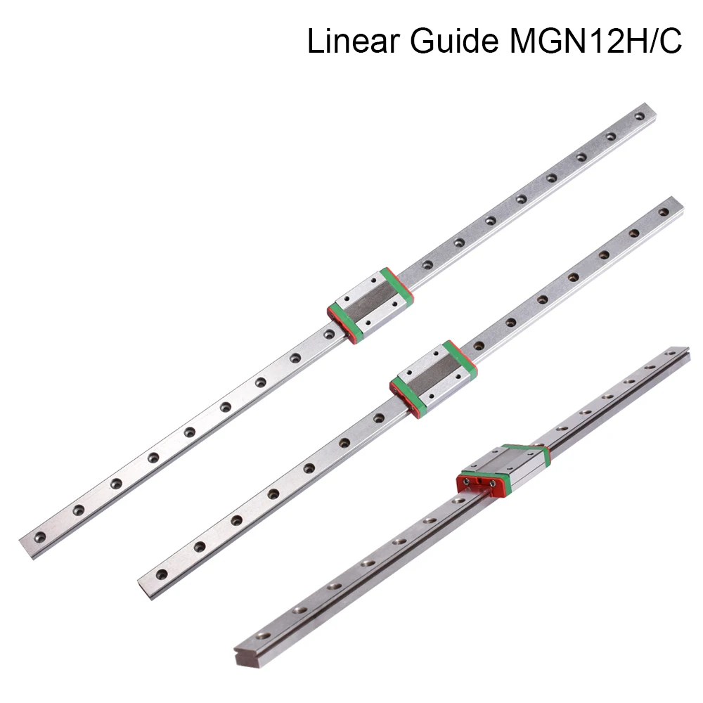 Высокое качество 12 мм линейная направляющая MGN12H 3d принтер части MGN12C или MGN12H длинная линейная карета 3d принтер с ЧПУ