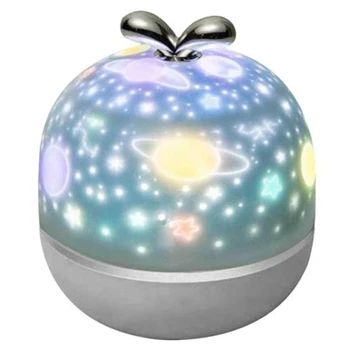 

Star Projector Night Light and 6 Projection Films 360 Rotation Starry Sky Projector Lamp for Kids Bedroom Nursery Decor