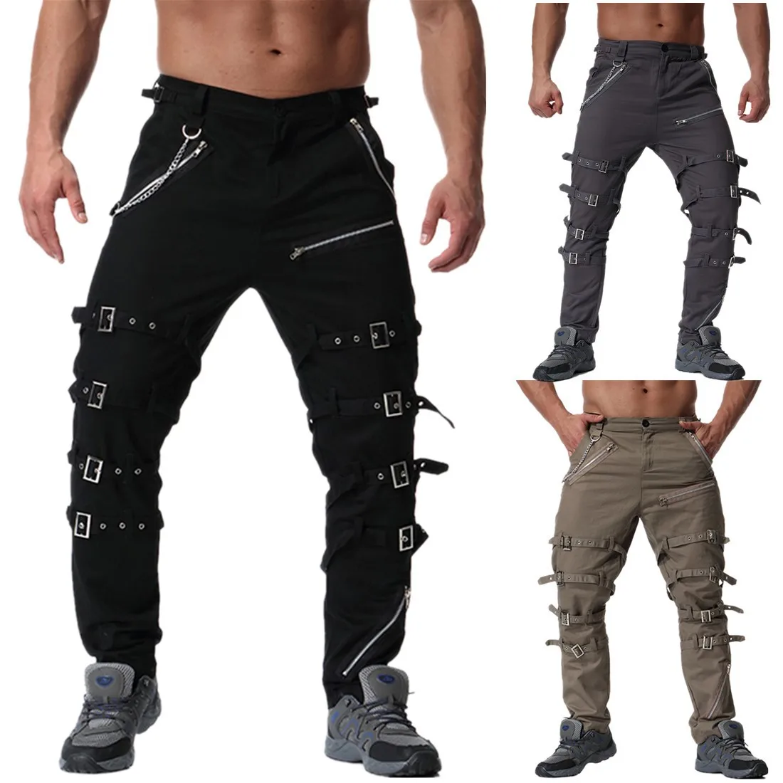 

New Fashion Pants for Men Cargo Pants Men Combat Army Military Pants Cotton Many Pockets Stretch Flexible Man Casual Trousers