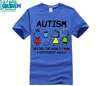 

autism seeing the world from a different angle mom t shirt
