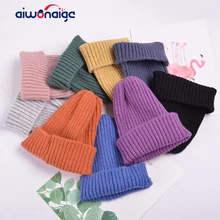 Женские шапки, женская зимняя вязаная шапка, теплая хлопковая шапка, горошек, женский удобный пуловер, головной убор, шапка, модная Лыжная маска