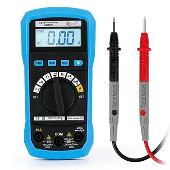 

Digital Multimeter ADM01 2000 Multifunctional AC DC Current Voltage Temperature Resistant Meter Capacitance Tester